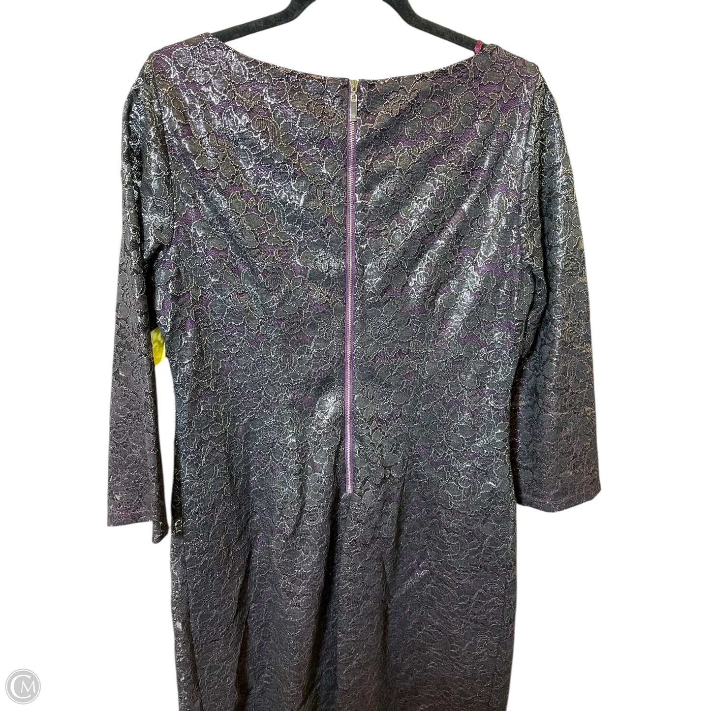 Dress Casual Midi By Jessica Howard In Purple, Size: L