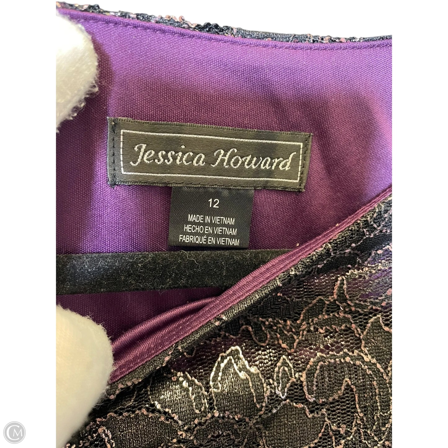 Dress Casual Midi By Jessica Howard In Purple, Size: L