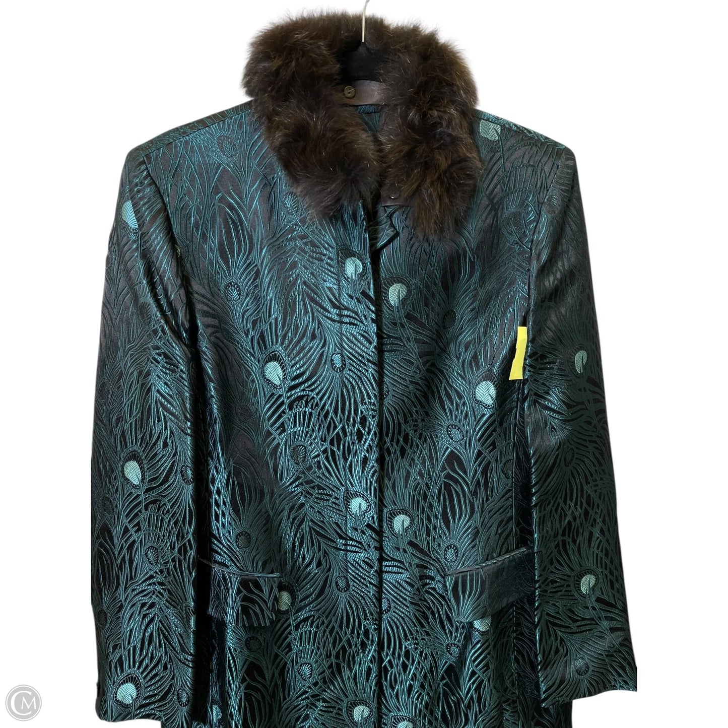 Jacket Other By Dana Buchman In Teal, Size: L