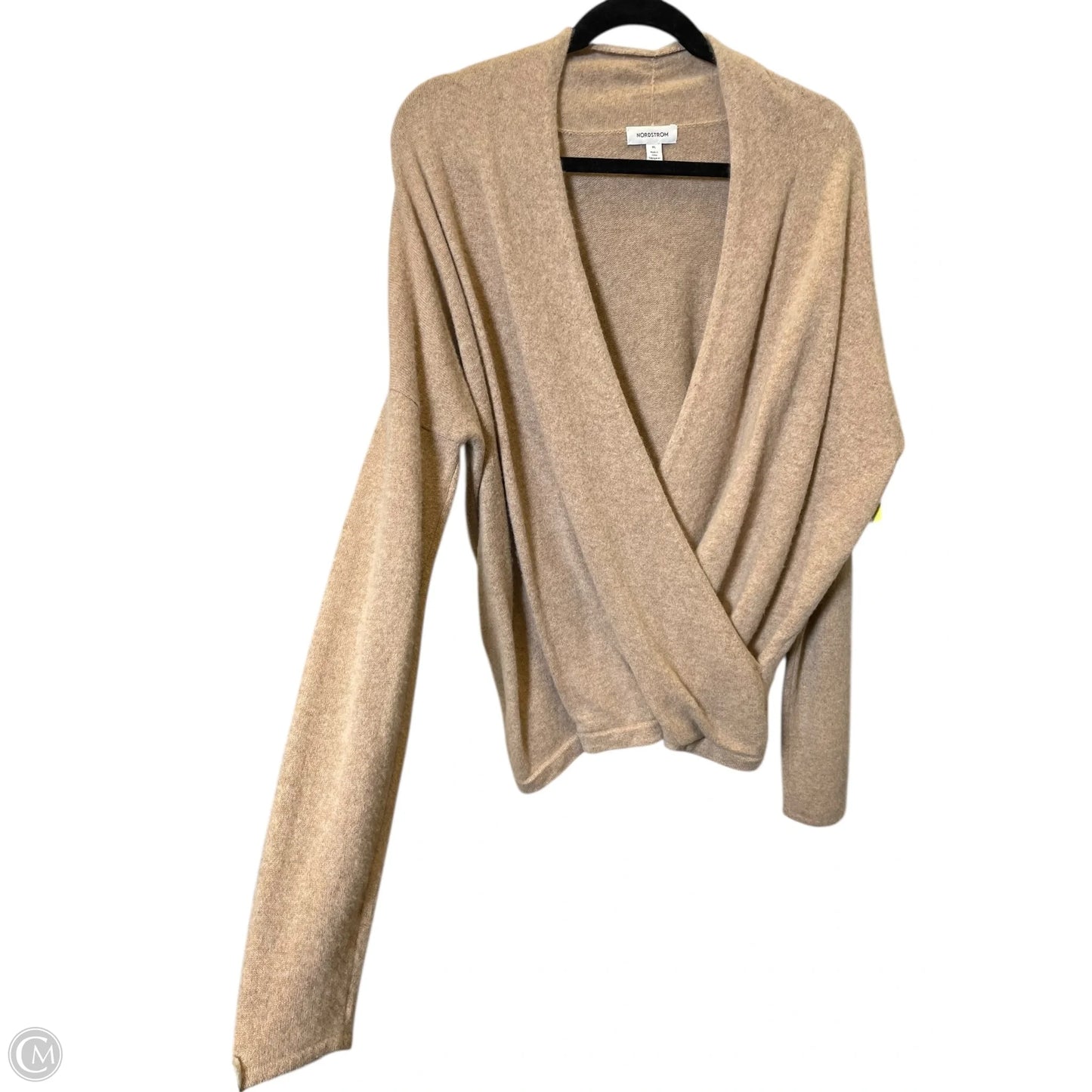 Sweater By Nordstrom In Beige, Size: Xl