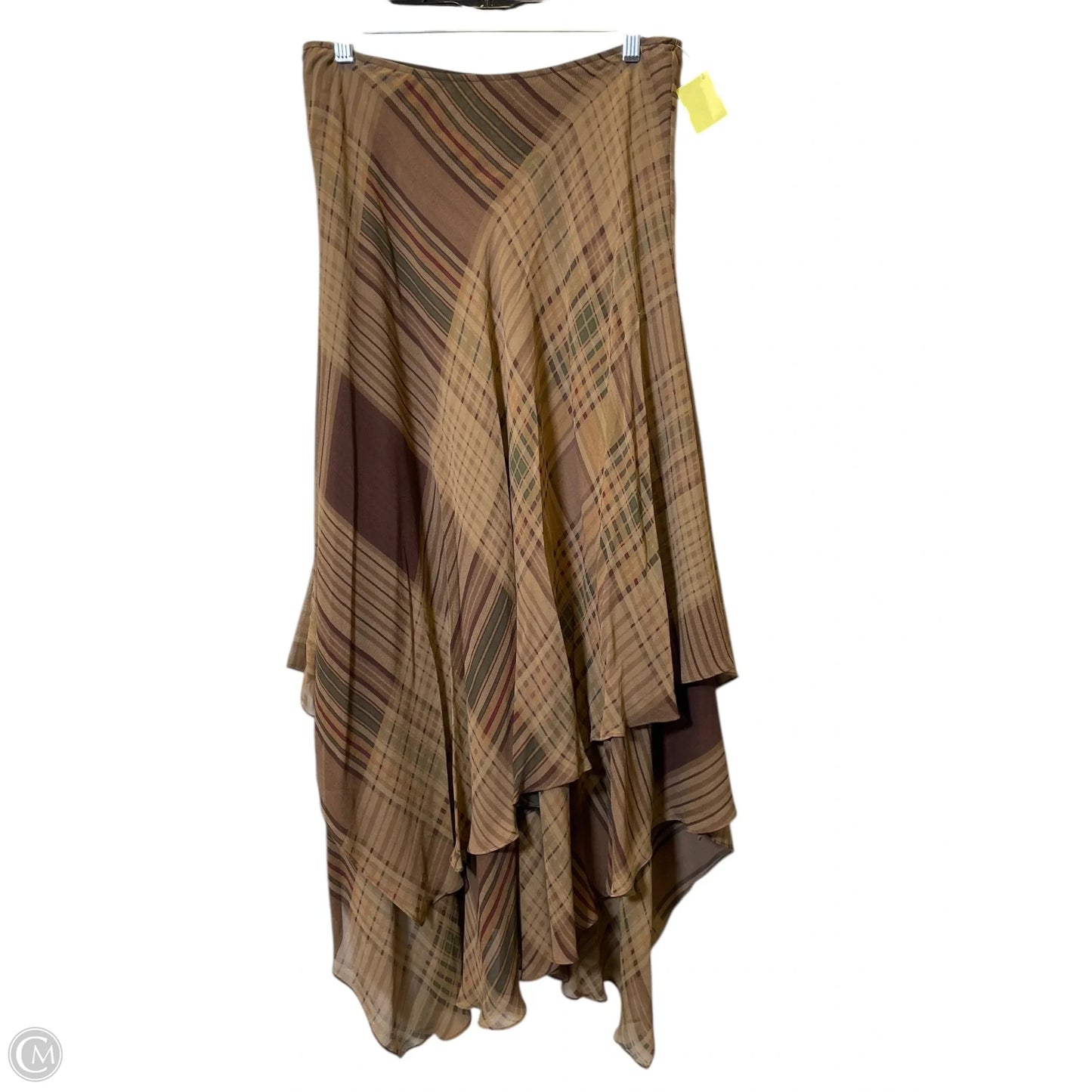 Skirt Maxi By Lauren By Ralph Lauren In Plaid Pattern, Size: M