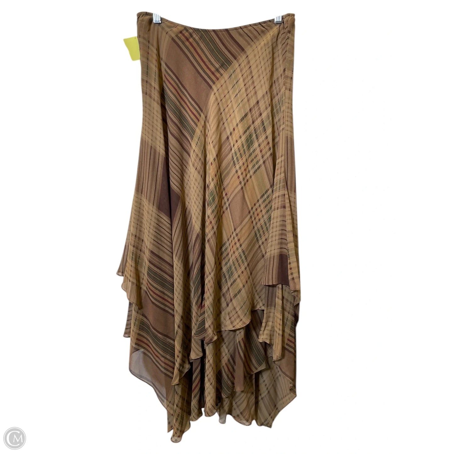 Skirt Maxi By Lauren By Ralph Lauren In Plaid Pattern, Size: M