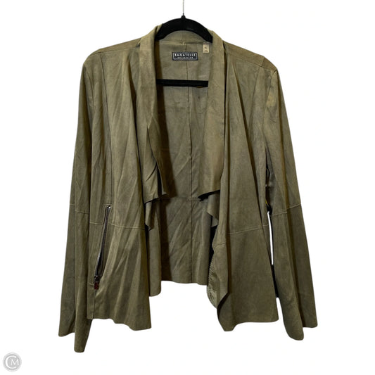Cardigan By Bagatelle In Green, Size: Xl