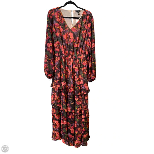 Dress Casual Maxi By Jessica Simpson In Multi-colored, Size: 2x