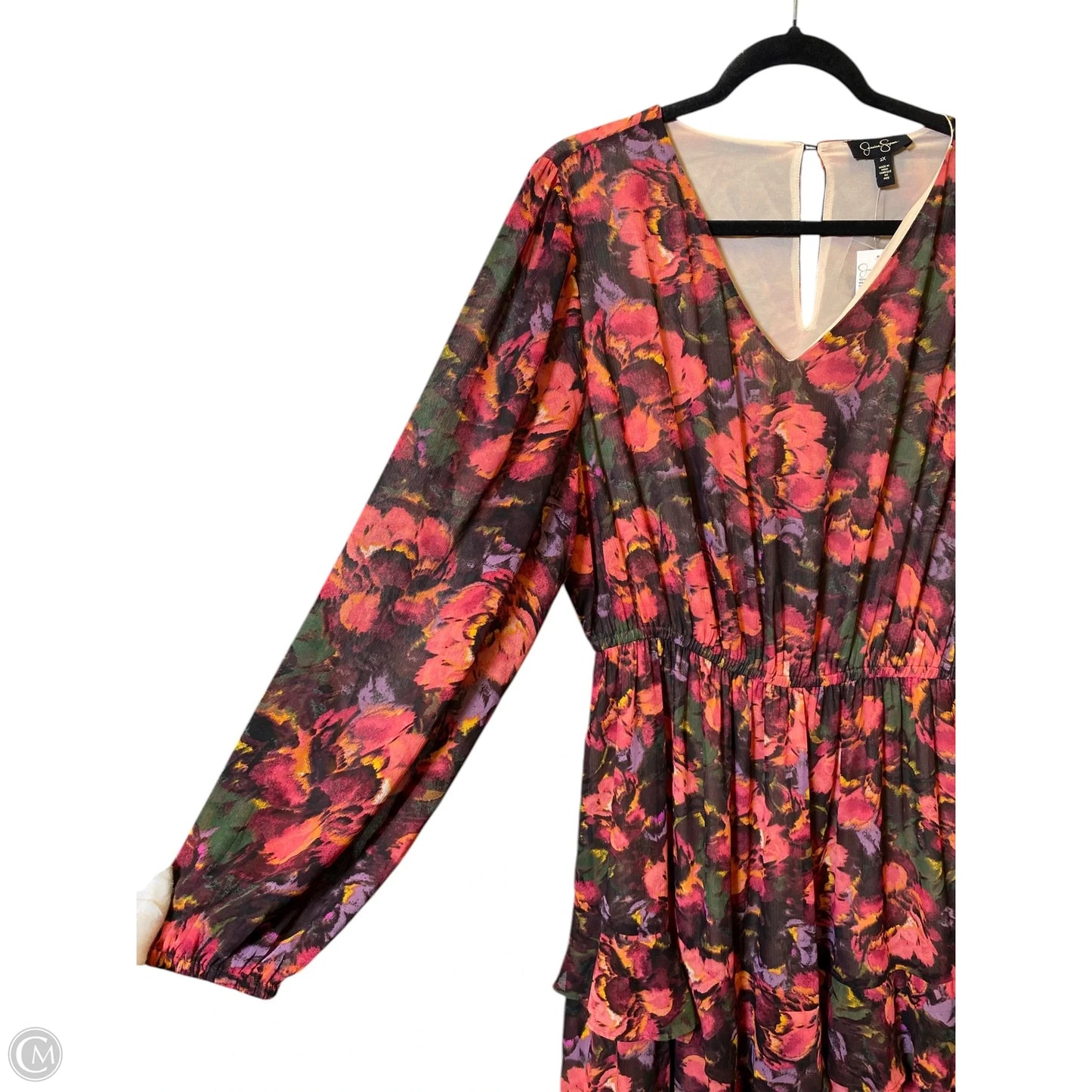 Dress Casual Maxi By Jessica Simpson In Multi-colored, Size: 2x