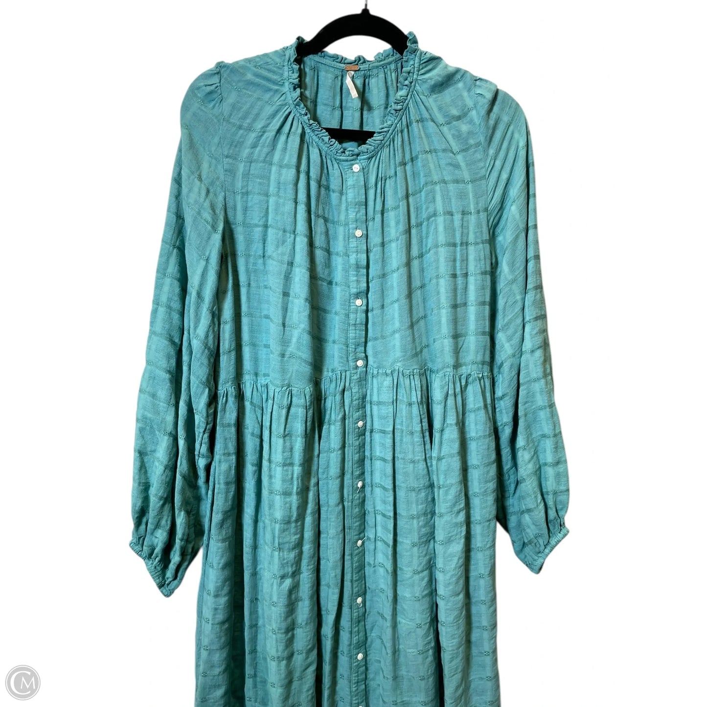 Dress Casual Maxi By Free People In Teal, Size: M