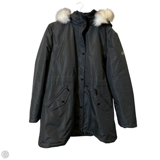 Coat Peacoat By Hfx In Black, Size: Xxl