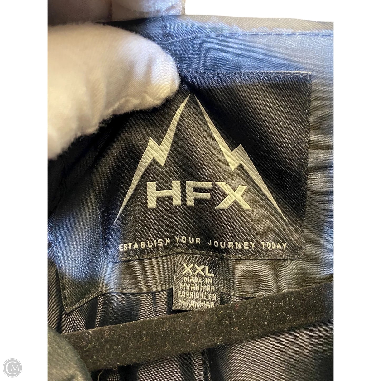 Coat Peacoat By Hfx In Black, Size: Xxl