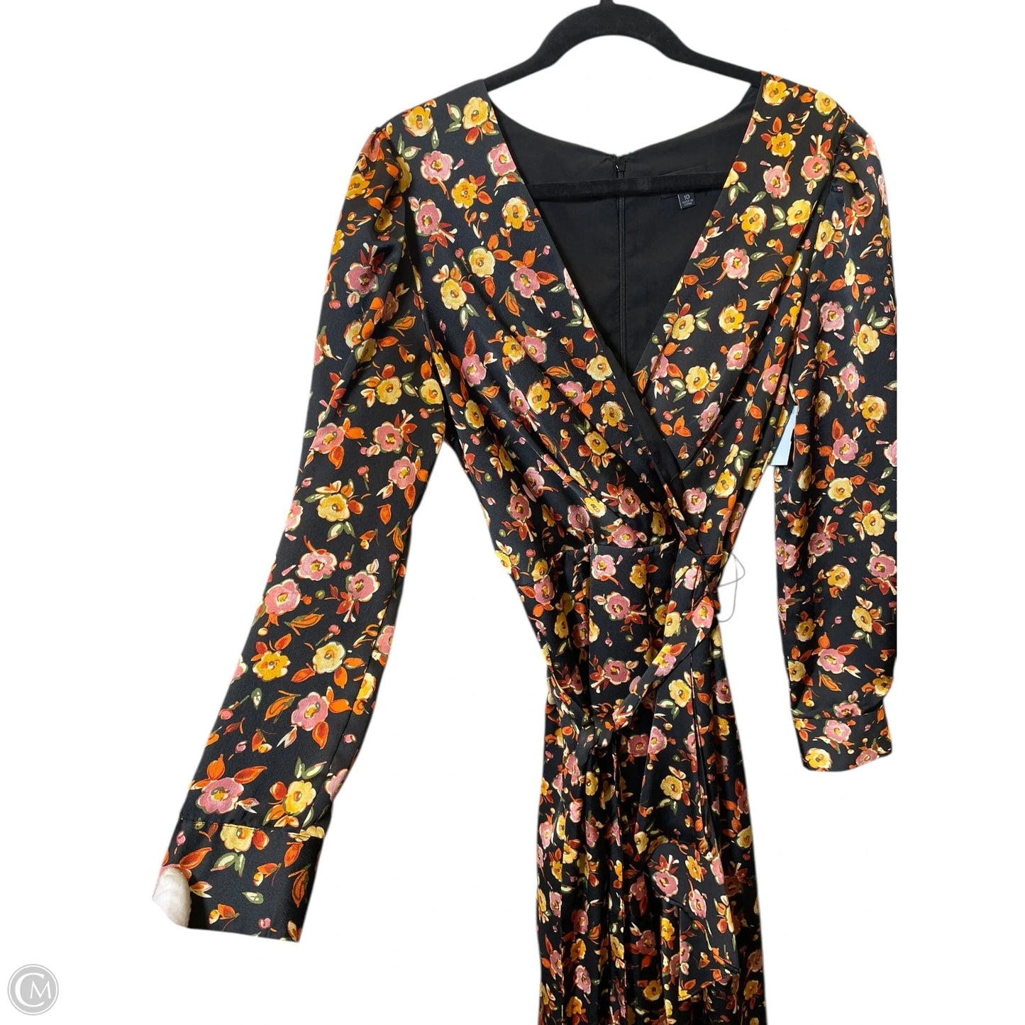 Dress Casual Midi By Tahari In Multi-colored, Size: 10