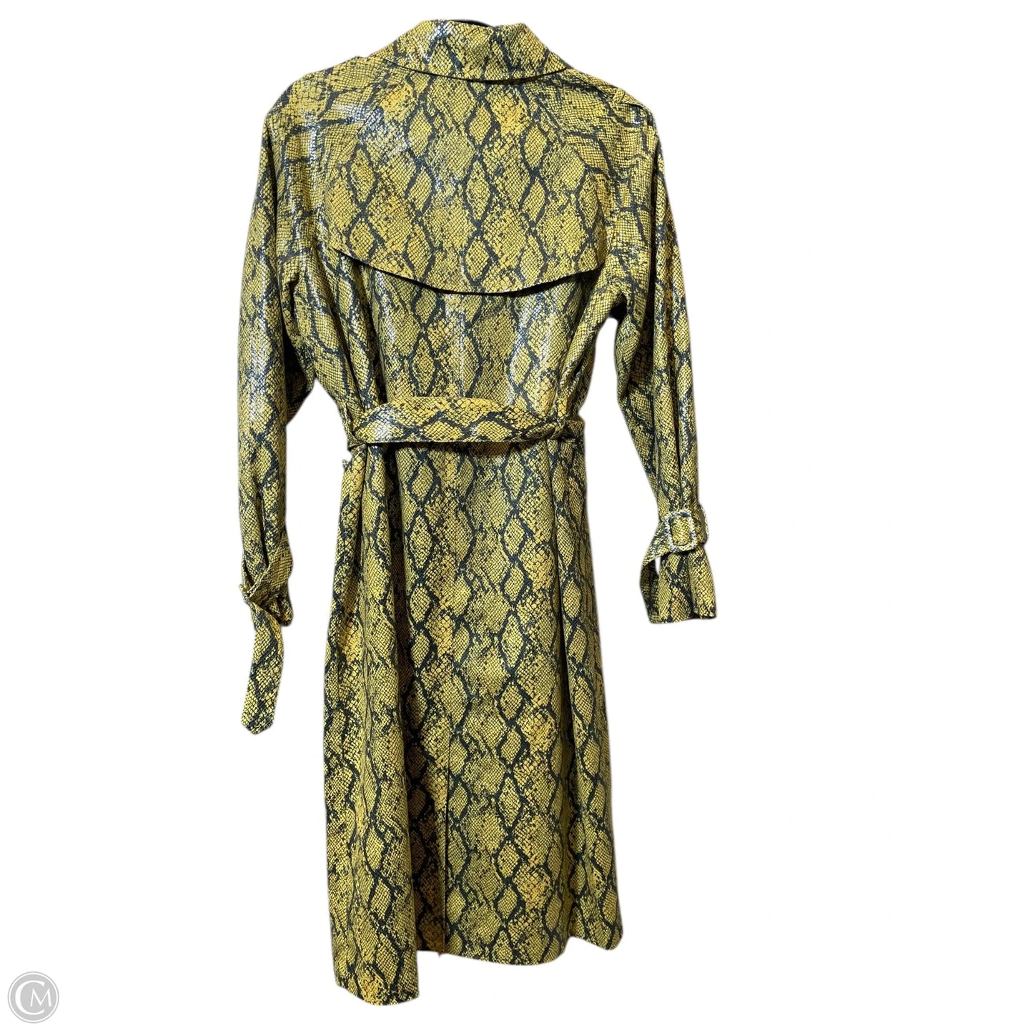 Jacket Moto By Clothes Mentor In Snakeskin Print, Size: S