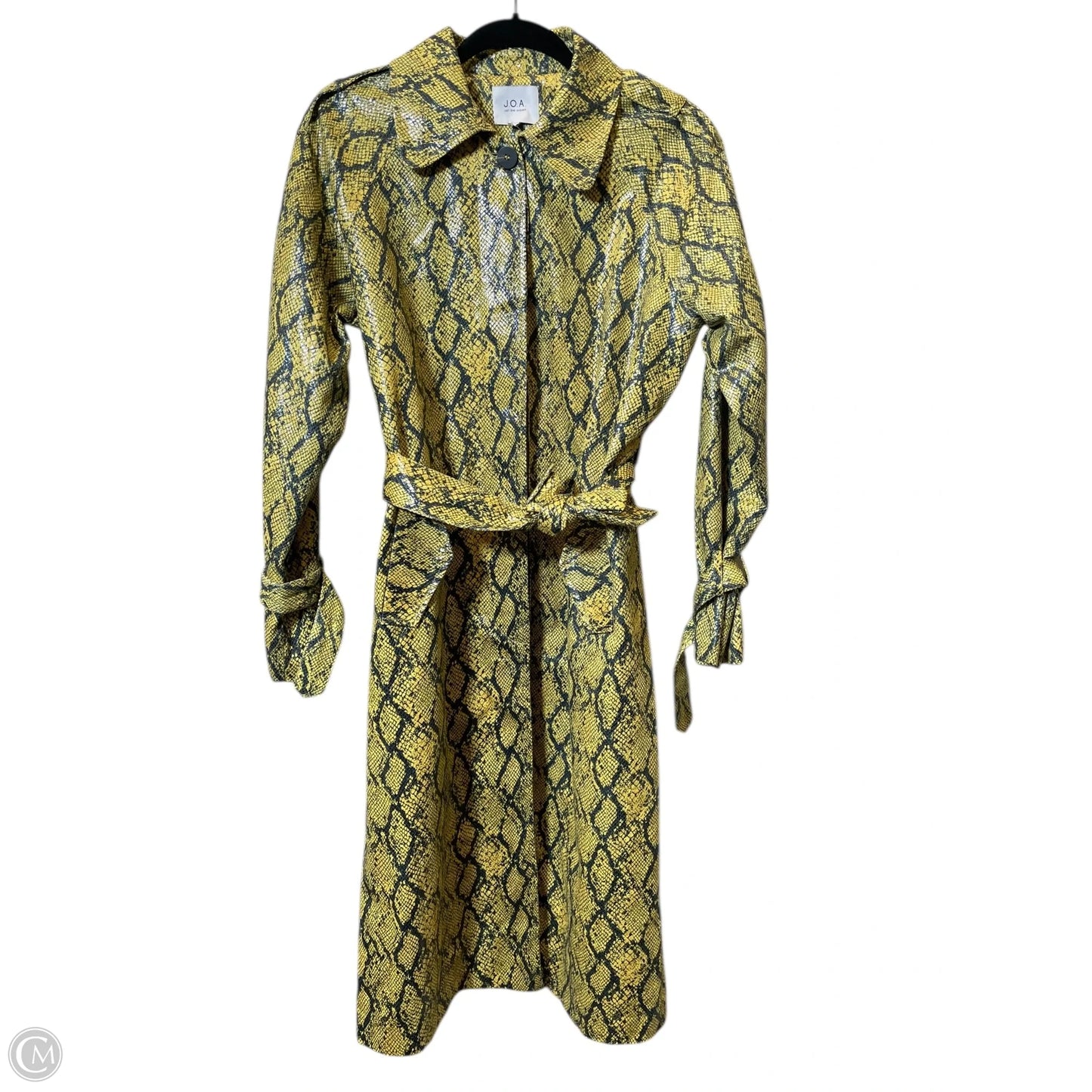 Jacket Moto By Clothes Mentor In Snakeskin Print, Size: S