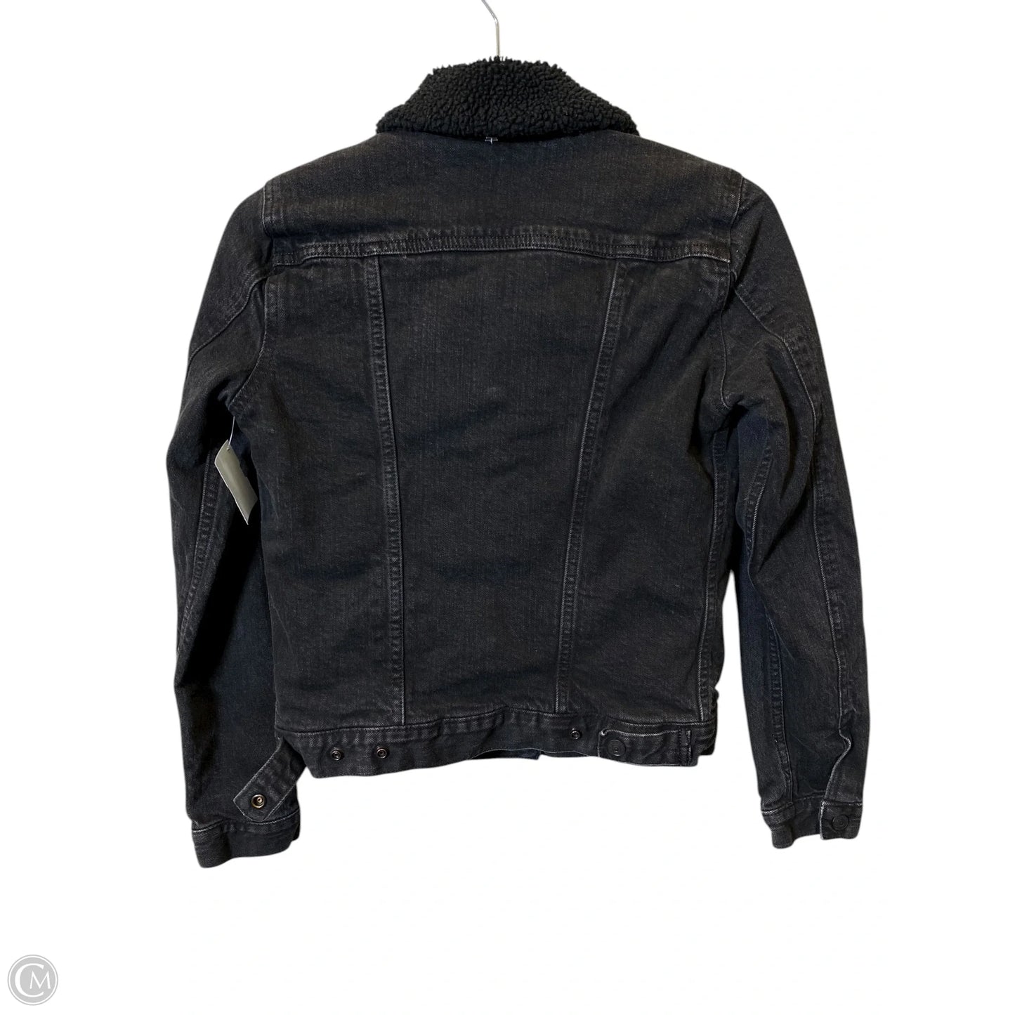 Jacket Denim By Levis In Black, Size: Xs