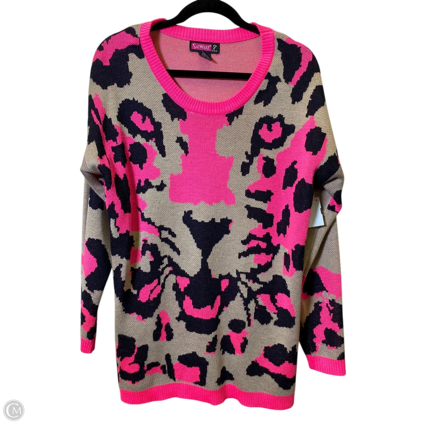 Sweater By Say What In Multi-colored, Size: 2x