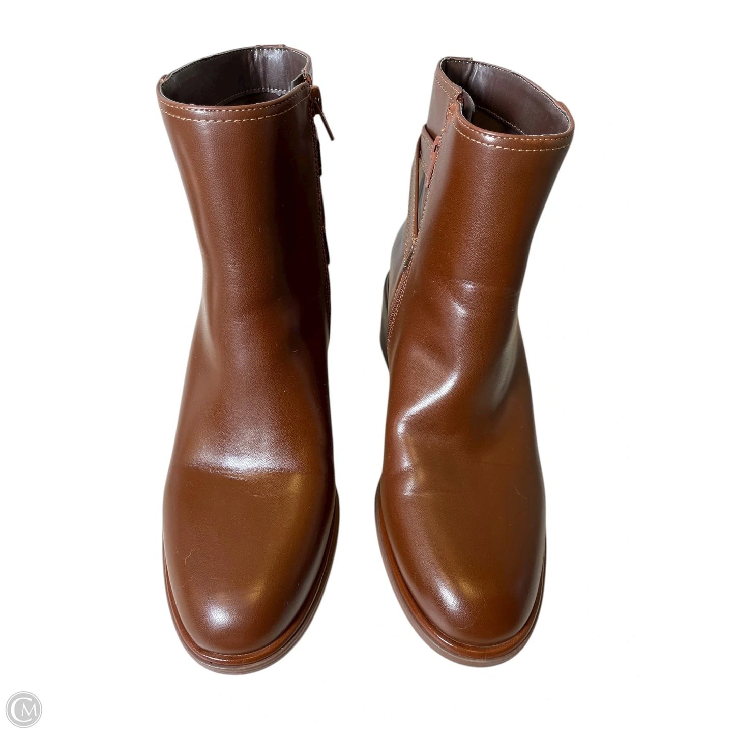 Boots Ankle Heels By Kelly And Katie In Brown, Size: 11