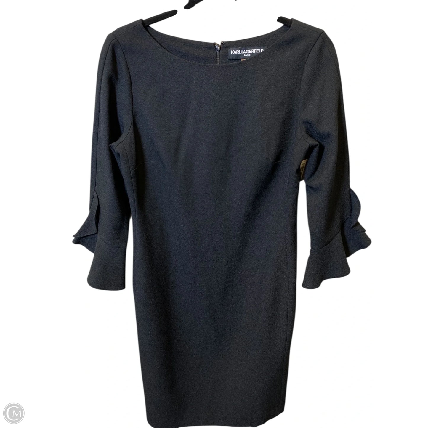Dress Designer By Karl Lagerfeld In Black, Size: S