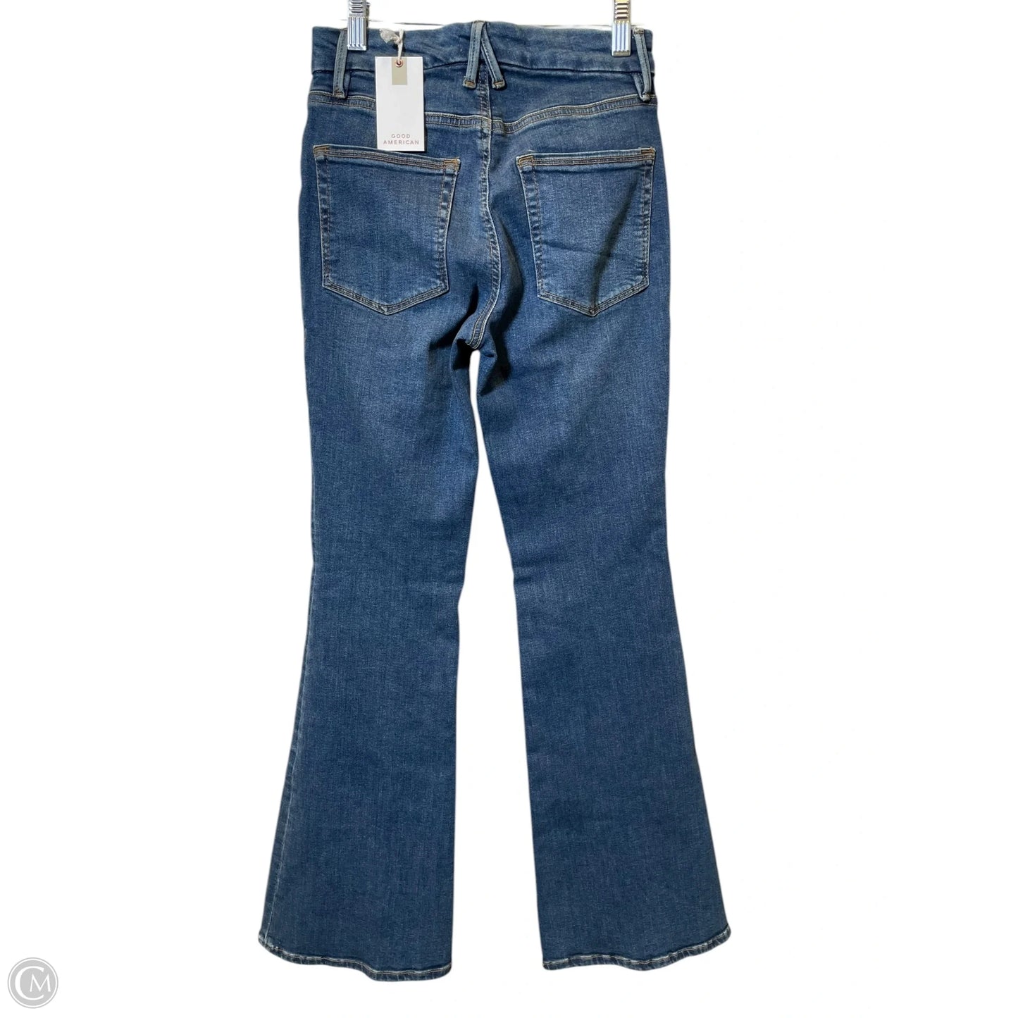 Jeans Boot Cut By Good American In Blue Denim, Size: 0