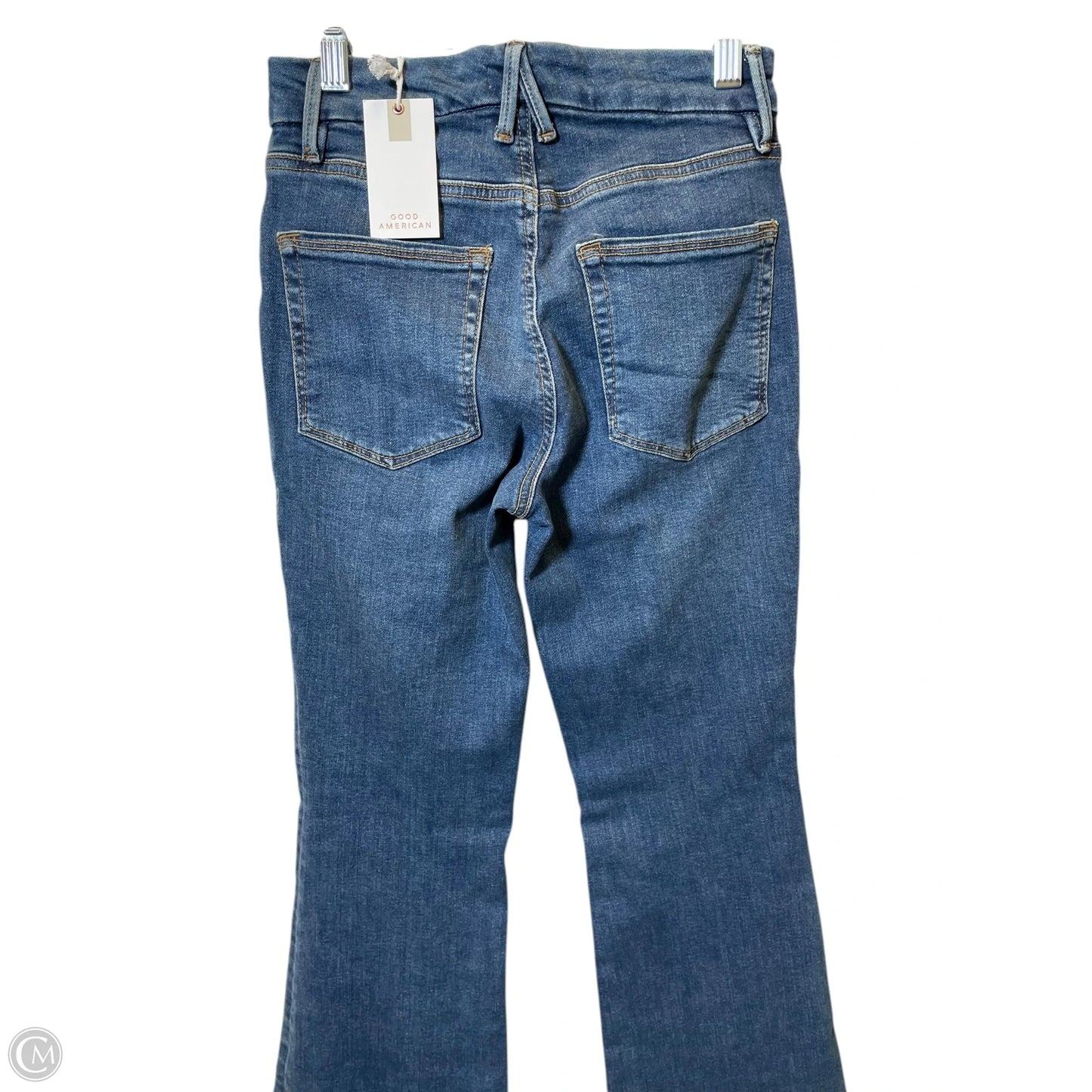 Jeans Boot Cut By Good American In Blue Denim, Size: 0