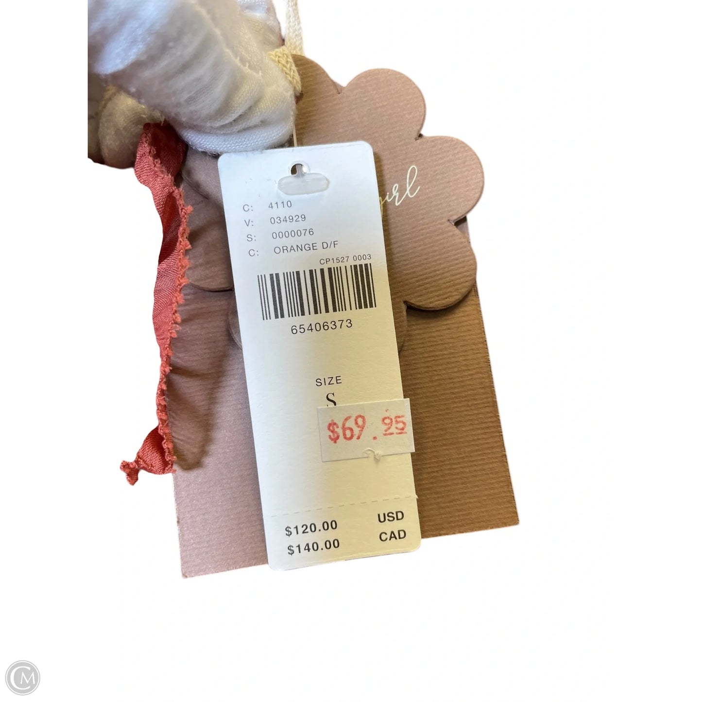 Blouse Long Sleeve By Forever That Girl In Orange, Size: S