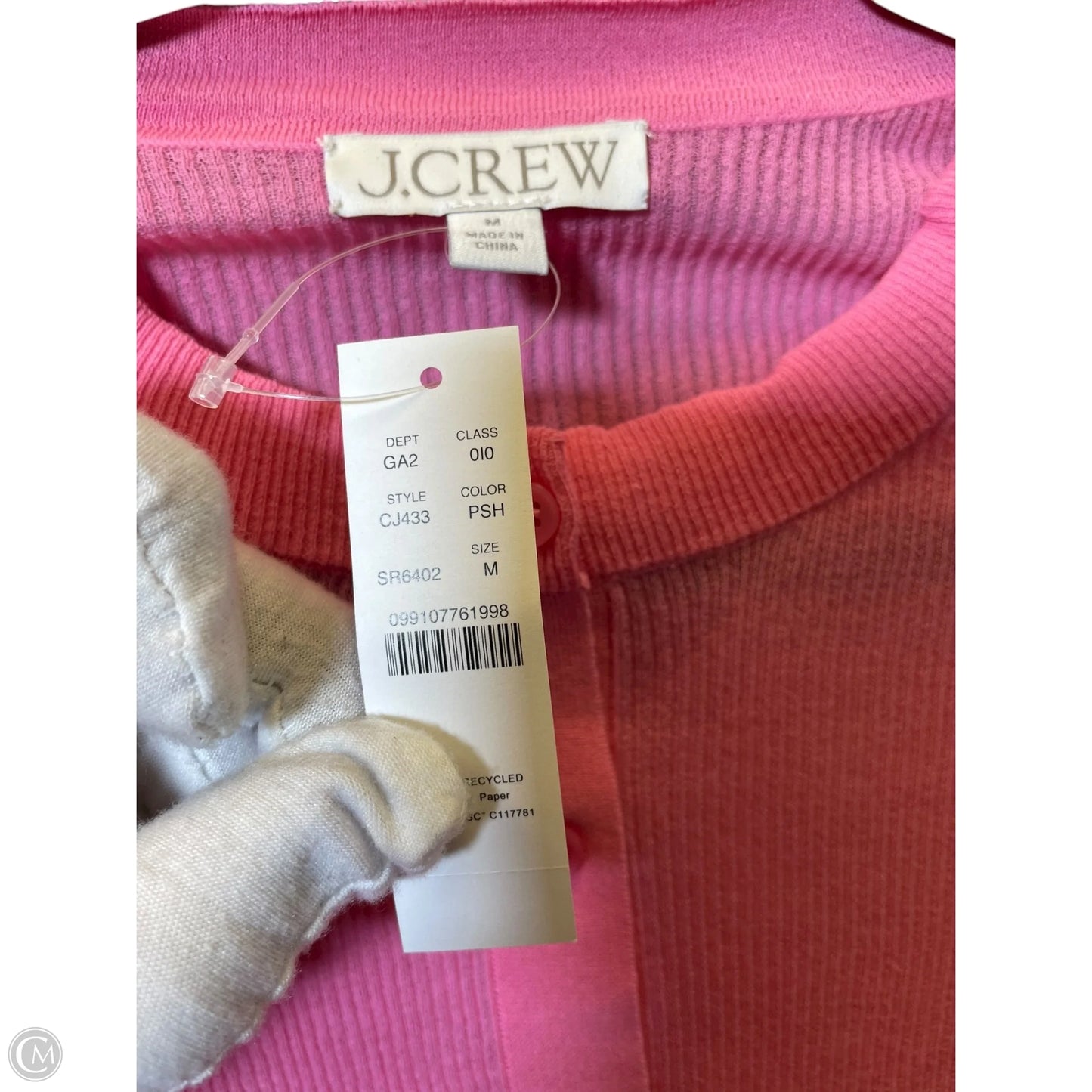 Cardigan By J. Crew In Pink, Size: M