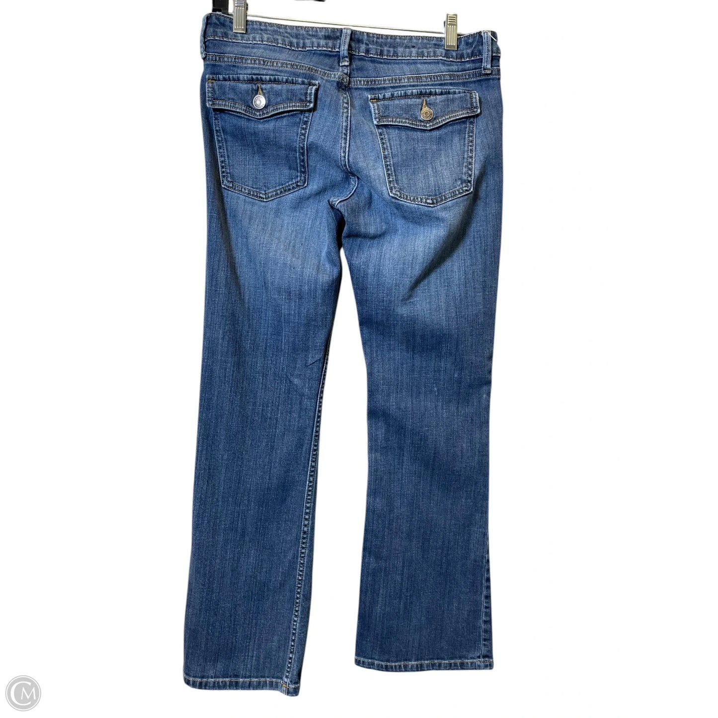 Jeans Boot Cut By Banana Republic In Blue Denim, Size: 6