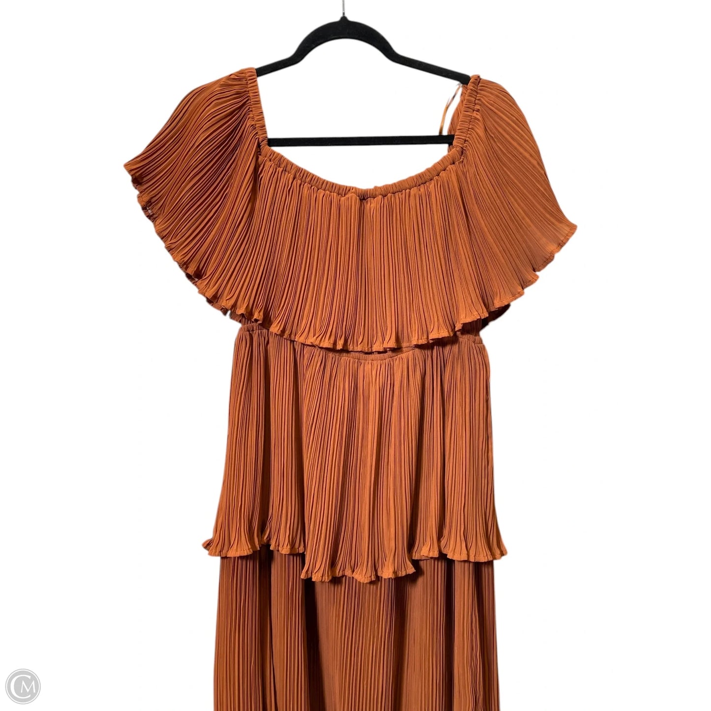 Dress Casual Maxi By Baltic Born In Orange, Size: M