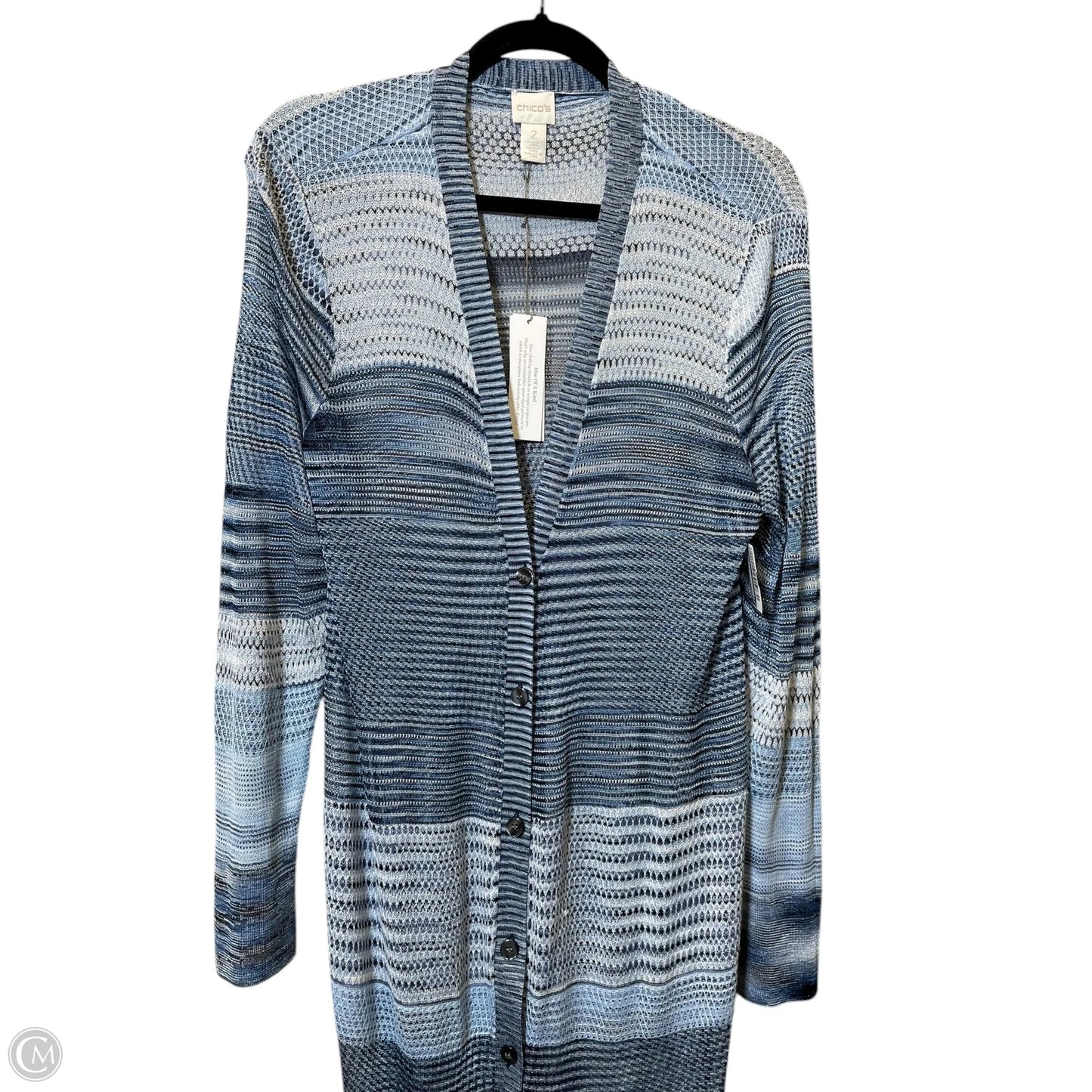 Kimono By Chicos In Blue, Size: L