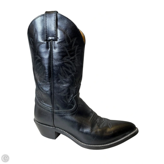 Boots Western By Justin In Black, Size: 8