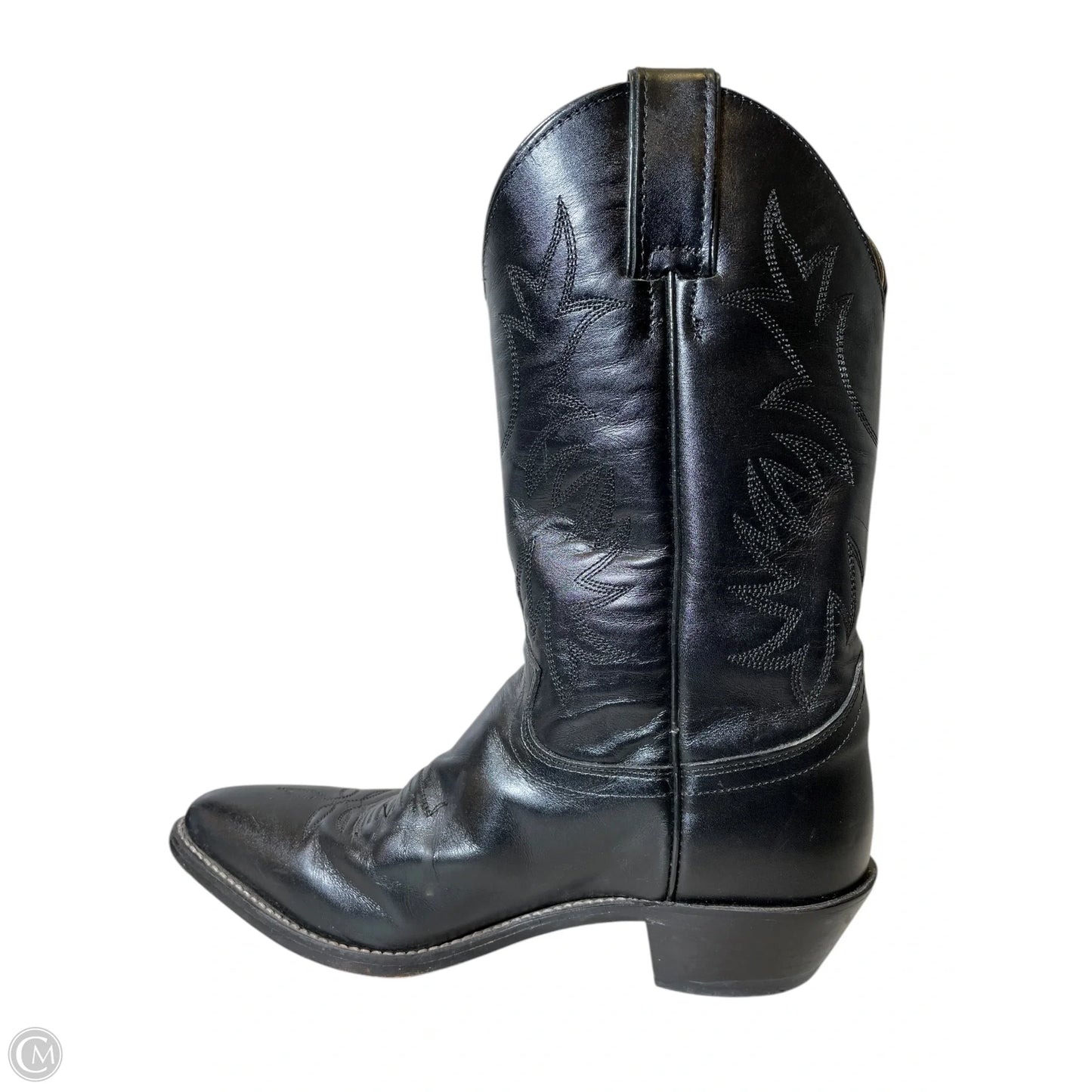 Boots Western By Justin In Black, Size: 8