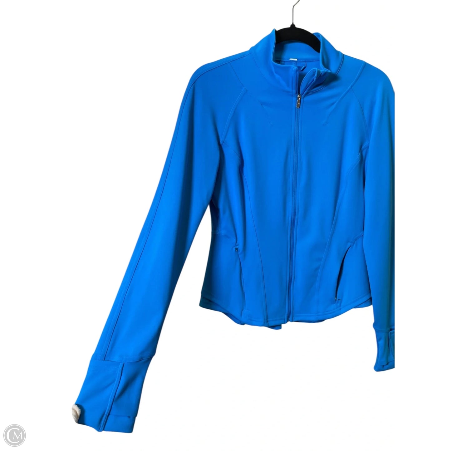 Athletic Jacket By Lululemon In Blue, Size: 8
