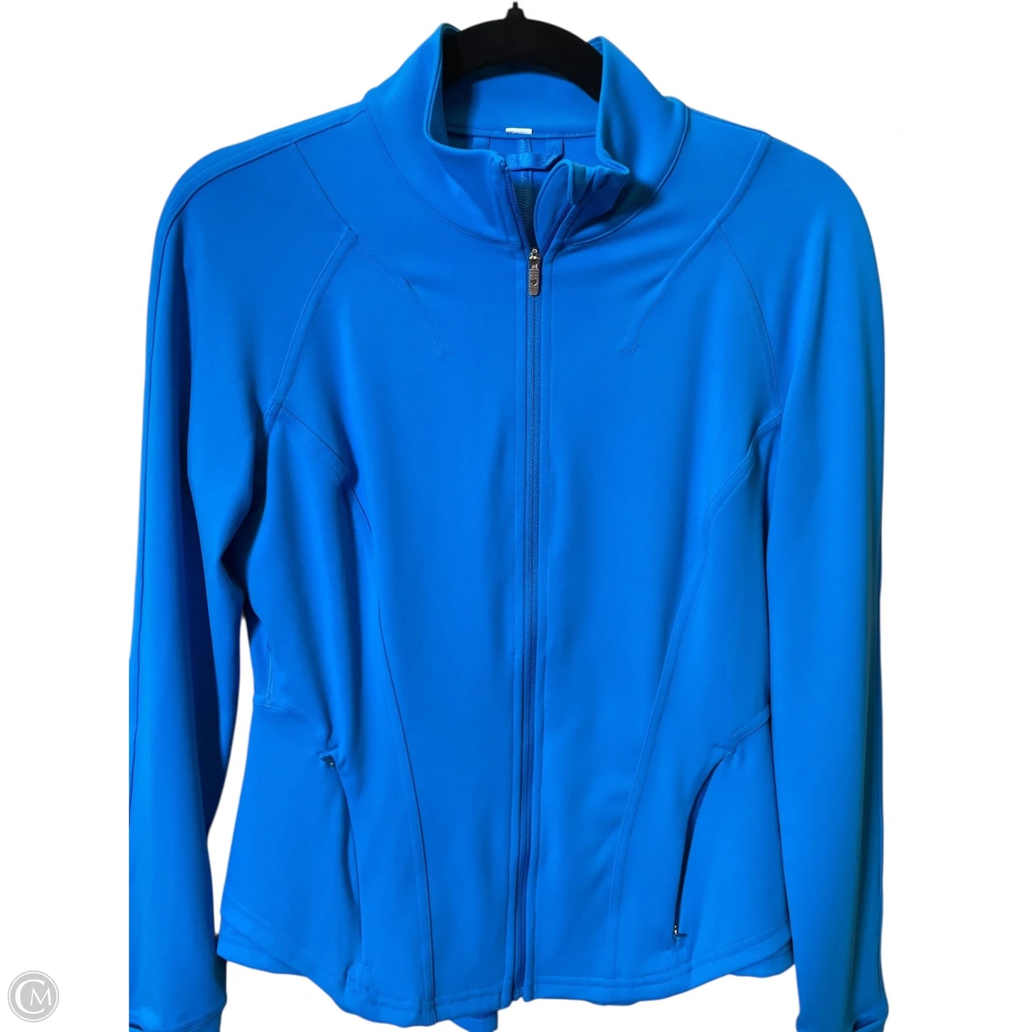 Athletic Jacket By Lululemon In Blue, Size: 8