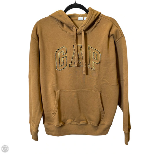 Sweatshirt Hoodie By Gap In Brown, Size: M