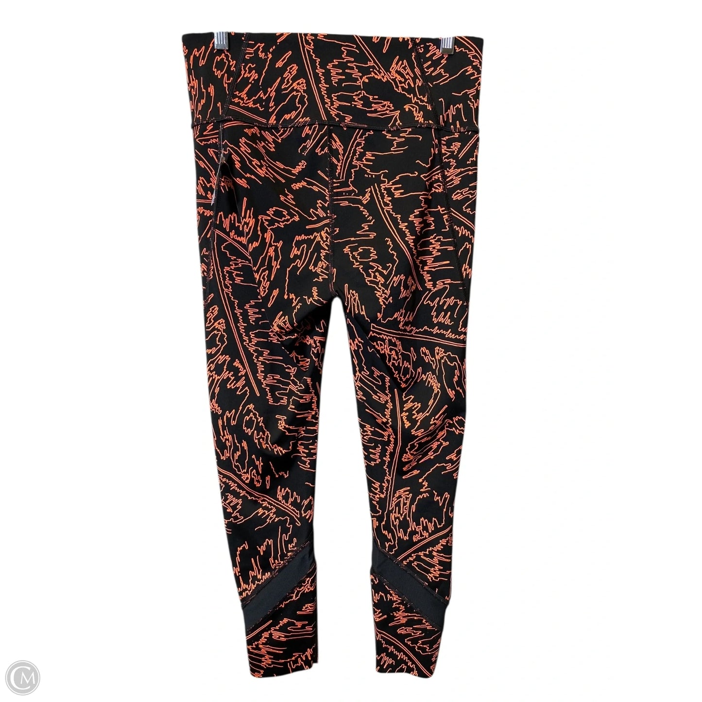 Athletic Leggings By Under Armour In Black & Pink, Size: M