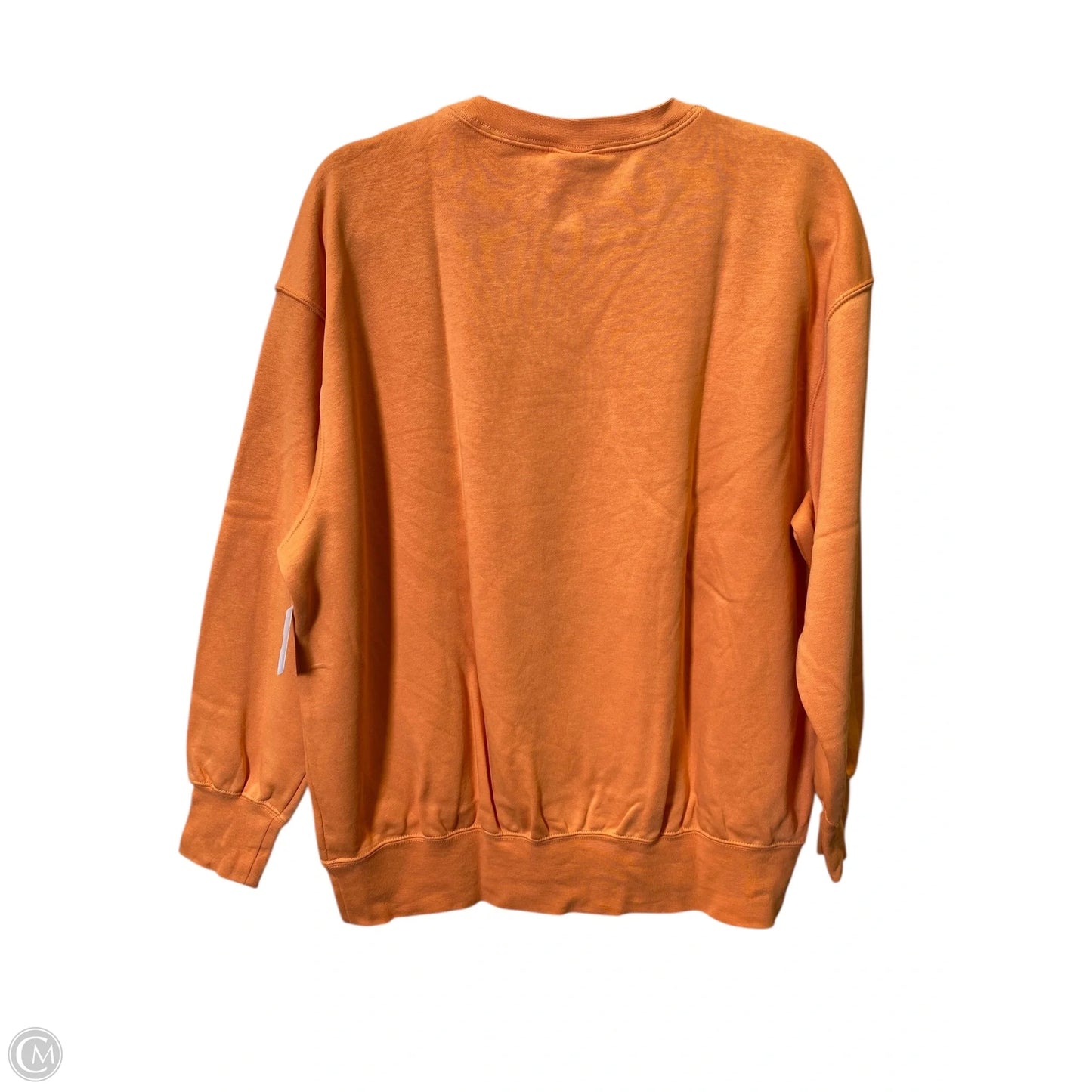 Sweatshirt Crewneck By Nike In Orange, Size: S