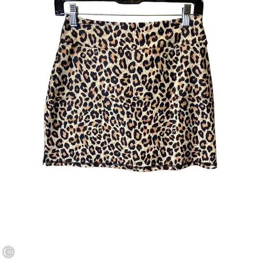 Athletic Skort By Clothes Mentor In Animal Print, Size: S