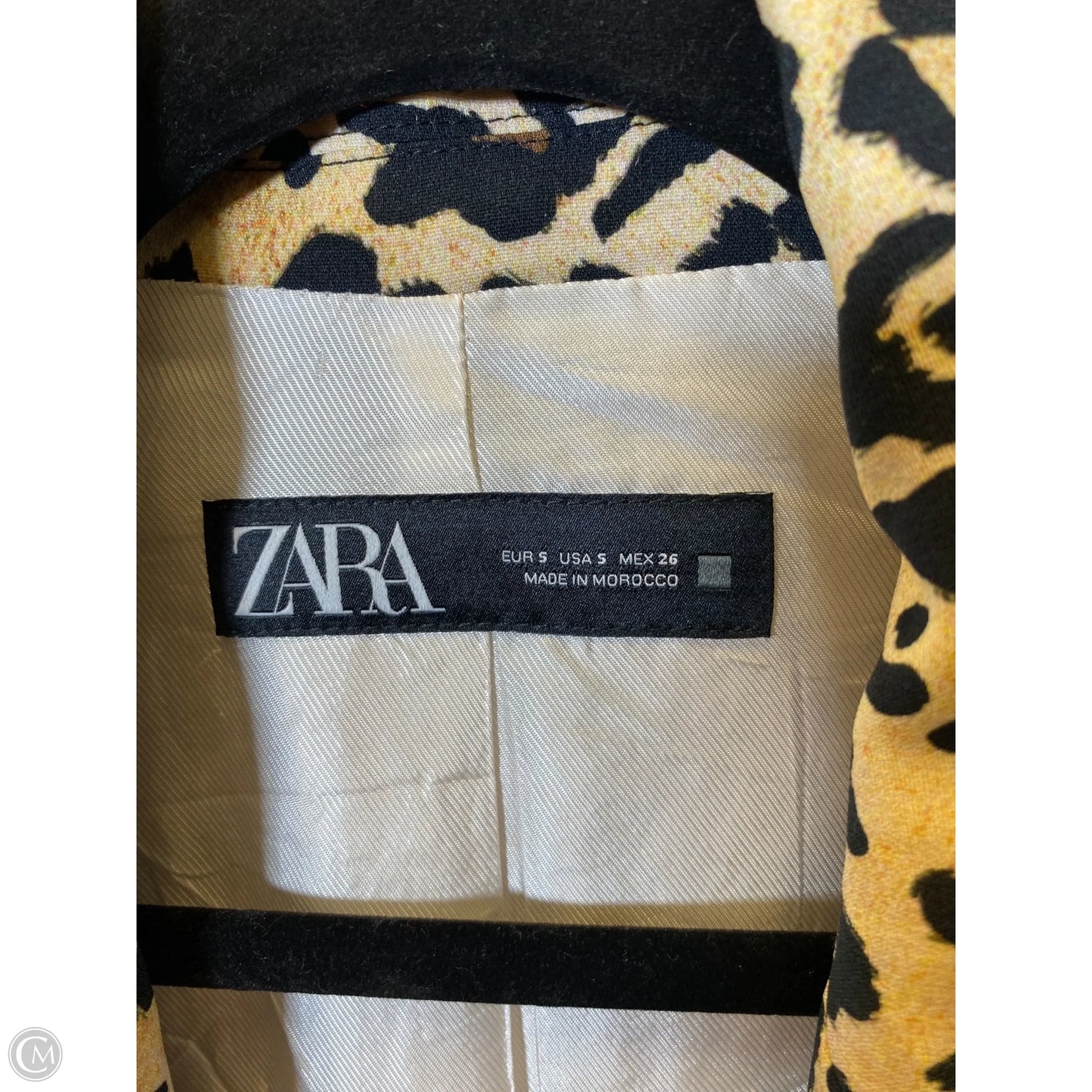 Blazer By Zara In Animal Print, Size: S