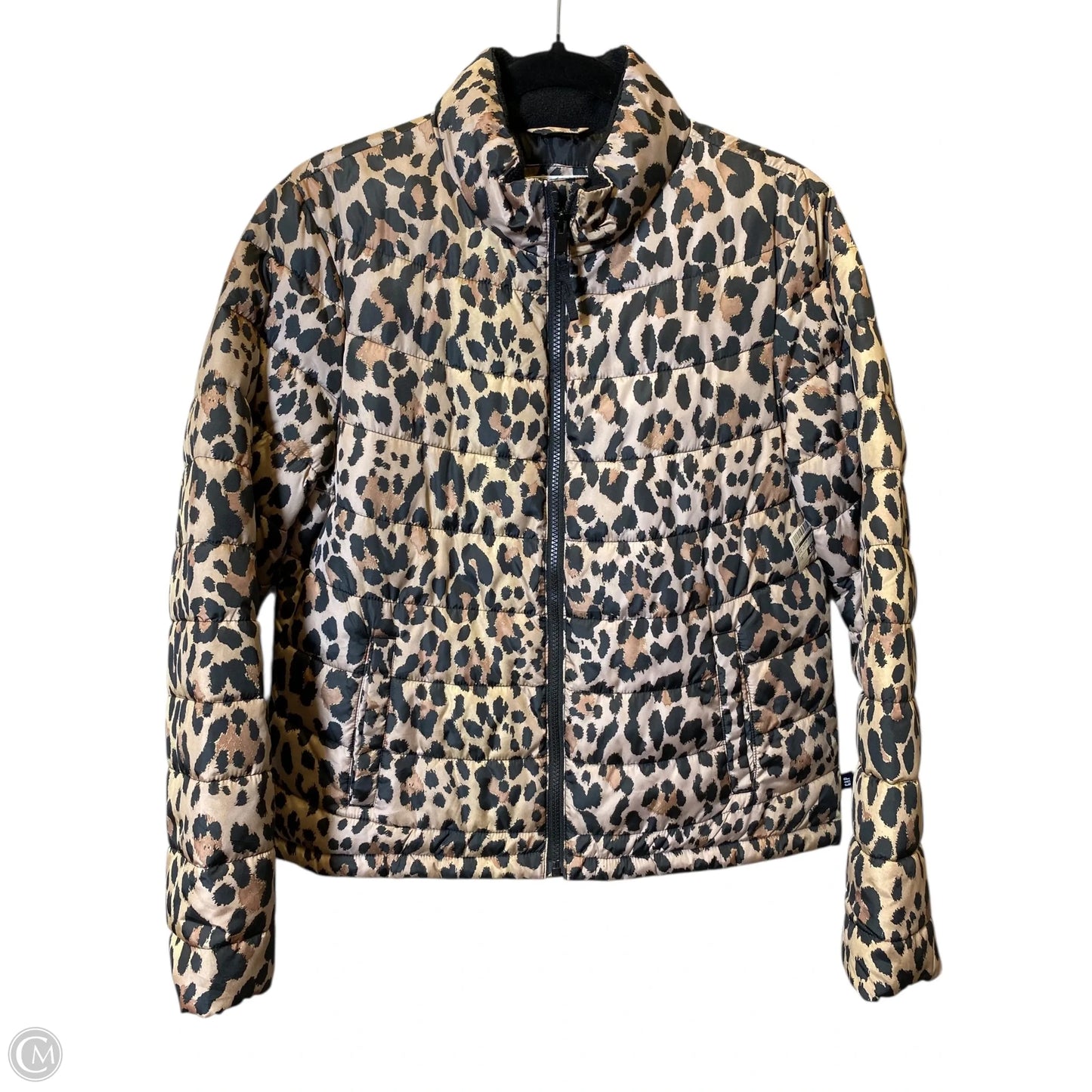 Jacket Puffer & Quilted By Gap In Animal Print, Size: M