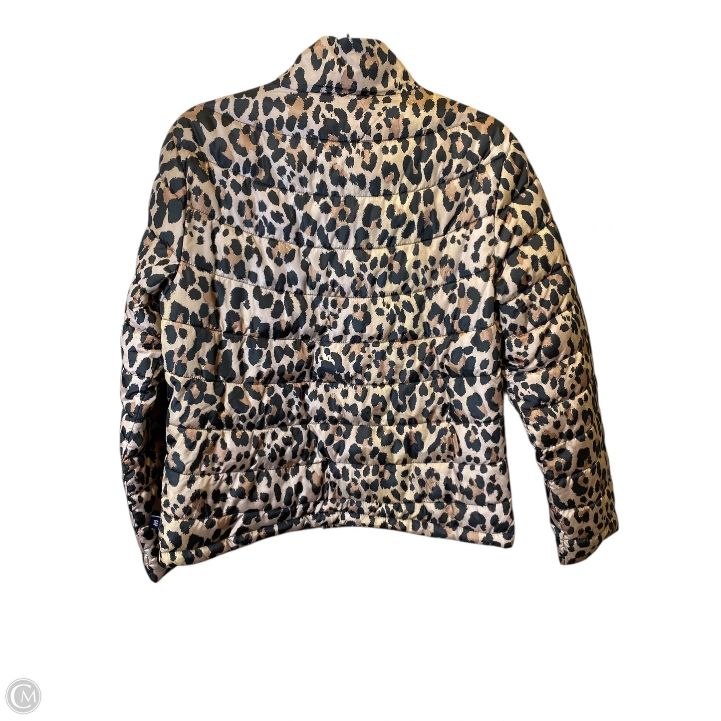 Jacket Puffer & Quilted By Gap In Animal Print, Size: M
