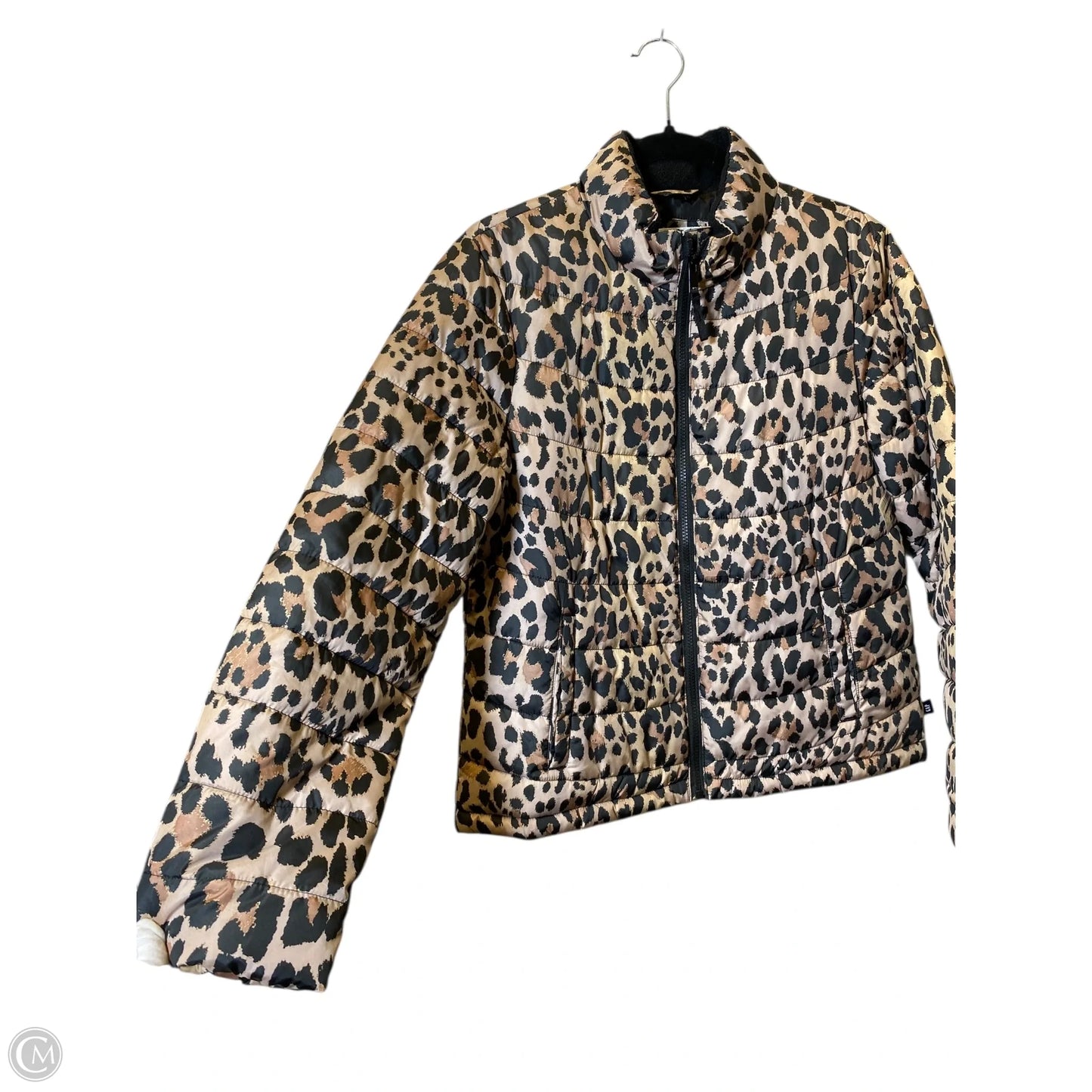 Jacket Puffer & Quilted By Gap In Animal Print, Size: M