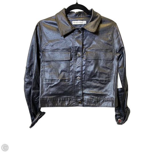 Jacket Designer By Rebecca Minkoff In Grey, Size: S