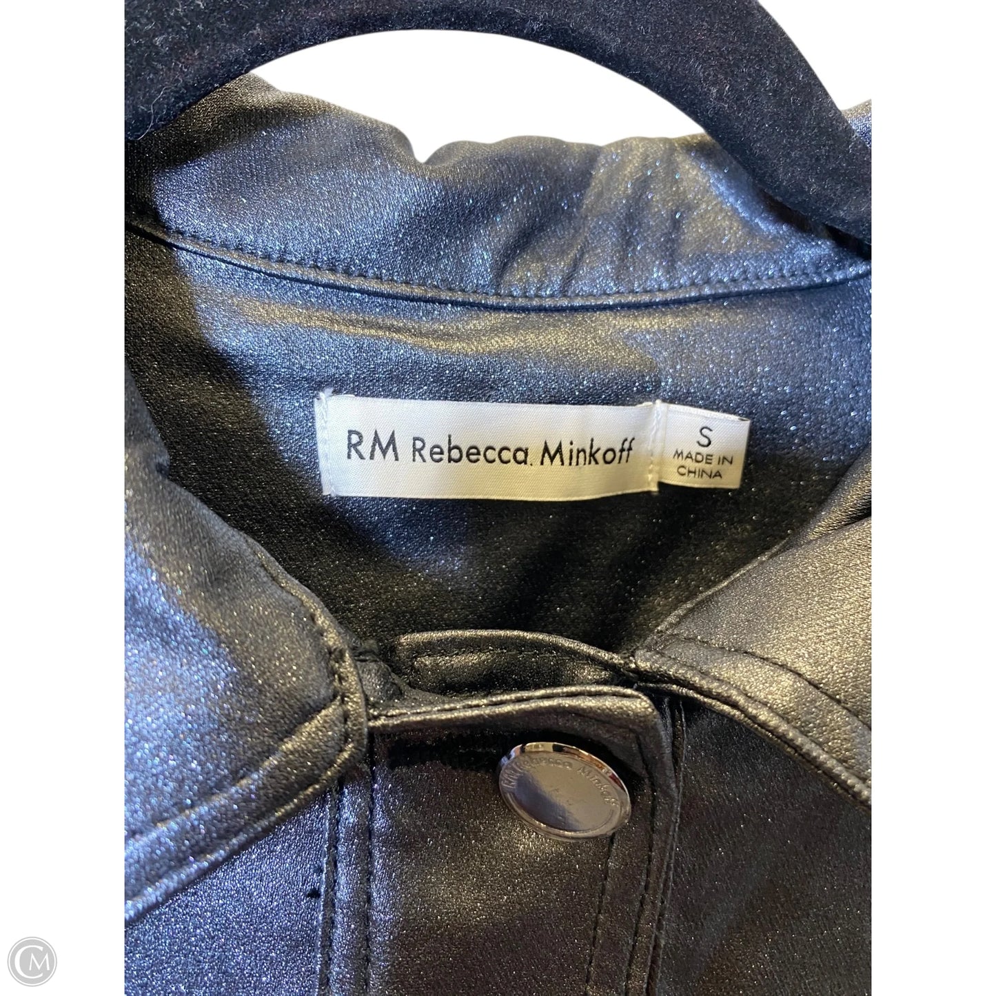 Jacket Designer By Rebecca Minkoff In Grey, Size: S