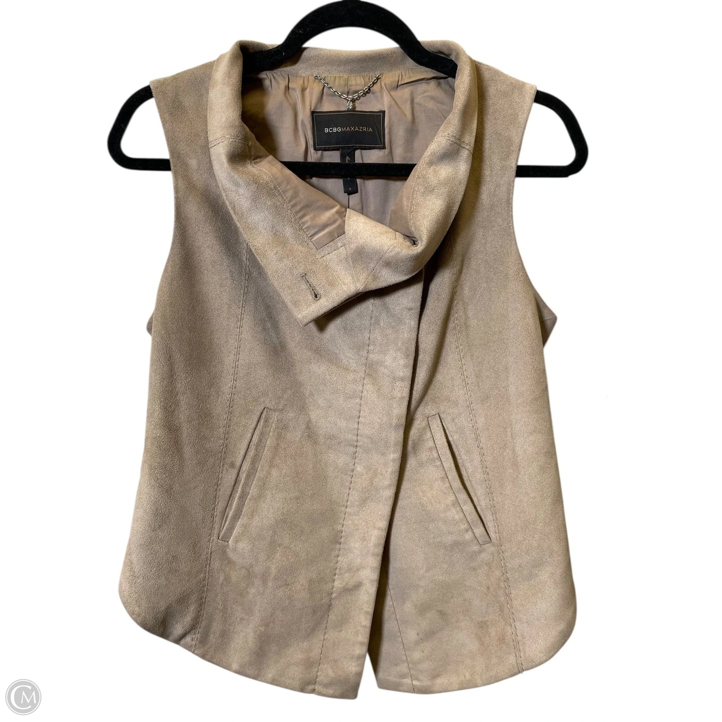 Vest Other By Bcbg In Beige, Size: S