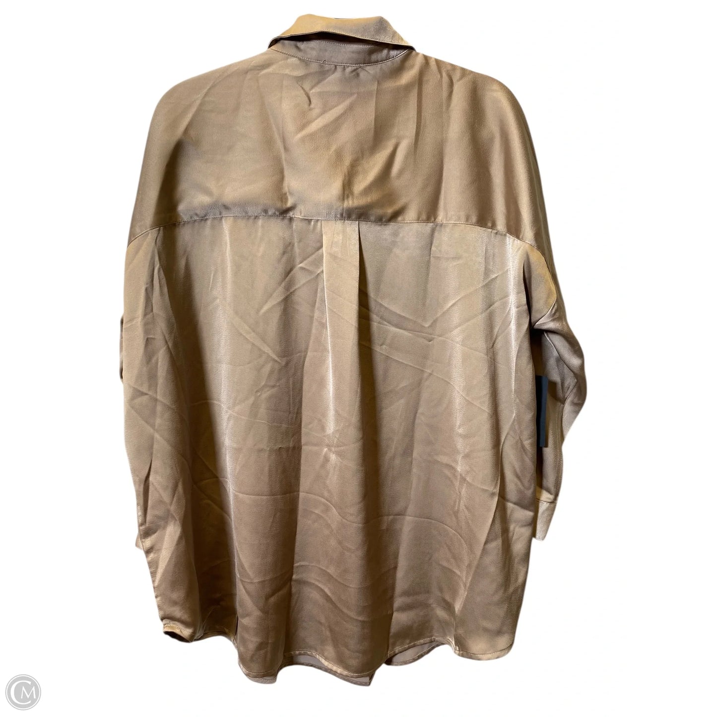 Top Long Sleeve By Ee Some In Beige, Size: S