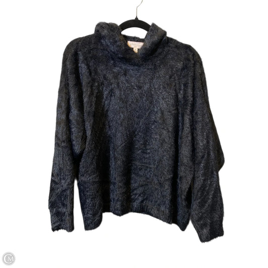 Sweatshirt Hoodie By Philosophy In Black, Size: 2x