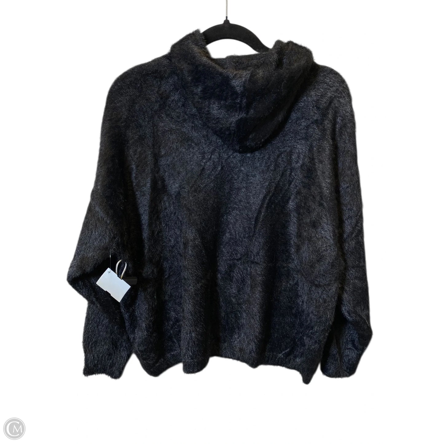 Sweatshirt Hoodie By Philosophy In Black, Size: 2x