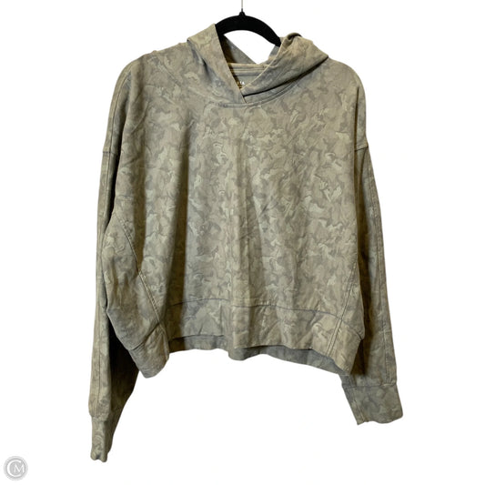 Athletic Sweatshirt Hoodie By Athleta In Camouflage Print, Size: Xl