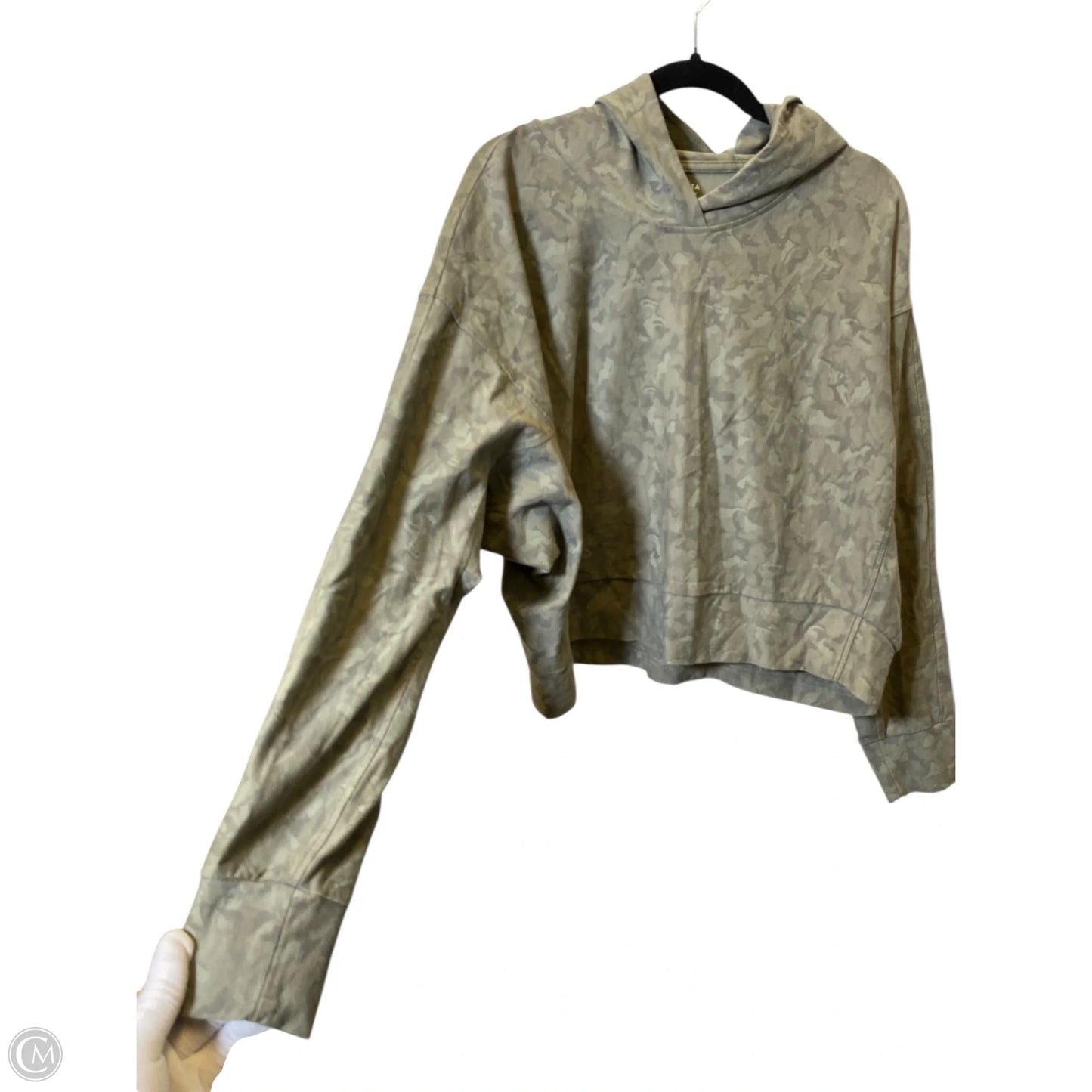 Athletic Sweatshirt Hoodie By Athleta In Camouflage Print, Size: Xl