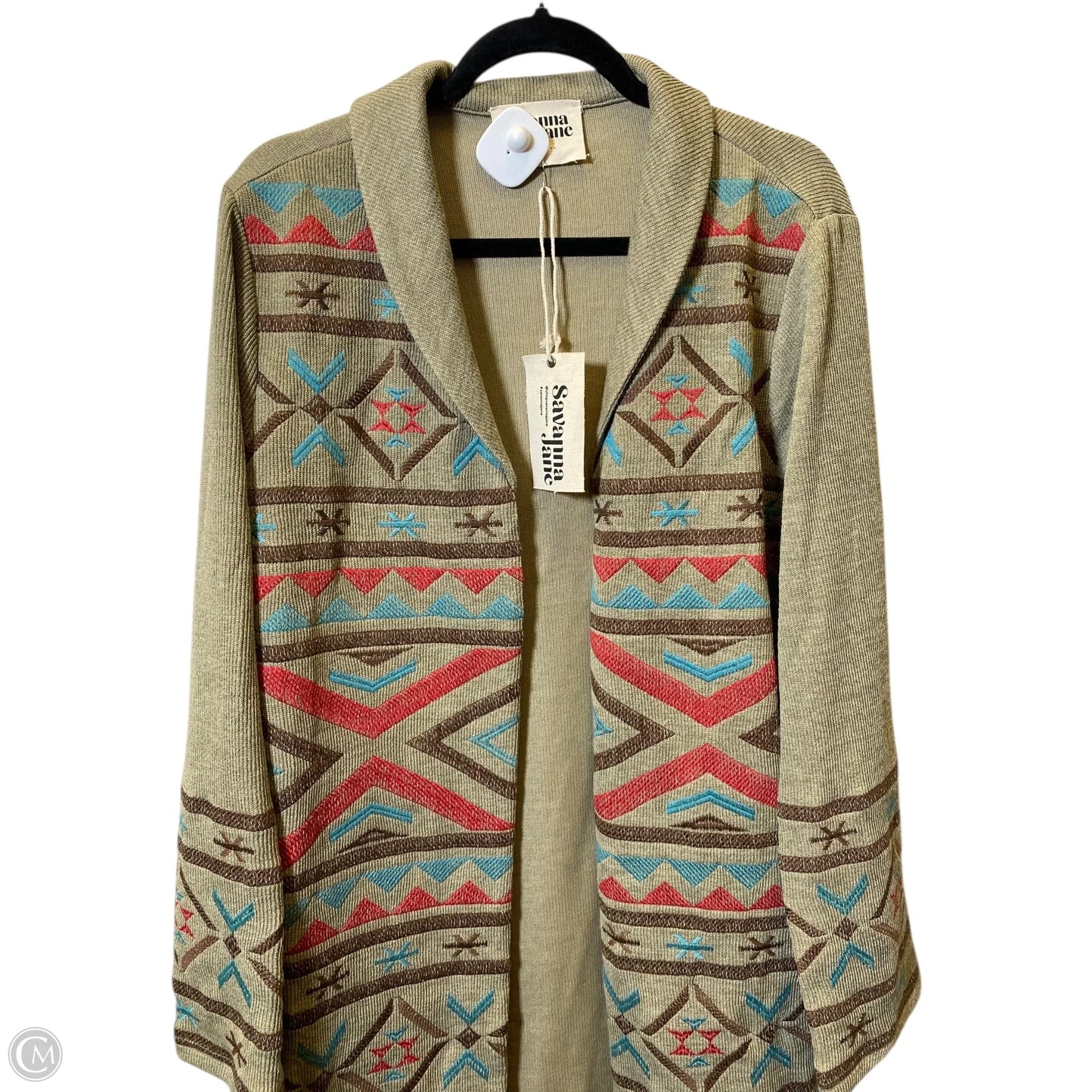 Cardigan By Savanna Jane In Multi-colored, Size: L