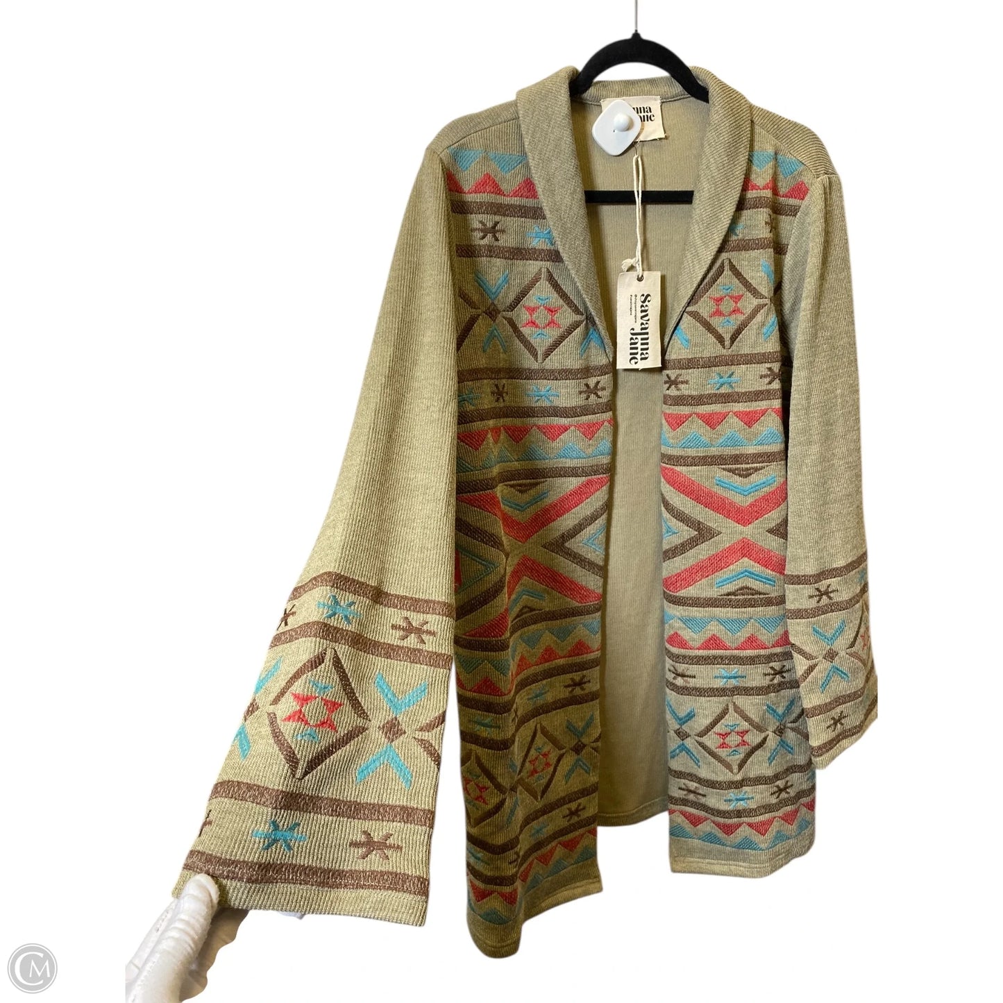 Cardigan By Savanna Jane In Multi-colored, Size: L