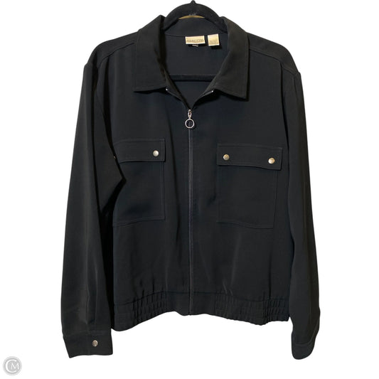 Jacket Other By Chicos In Black, Size: Xl