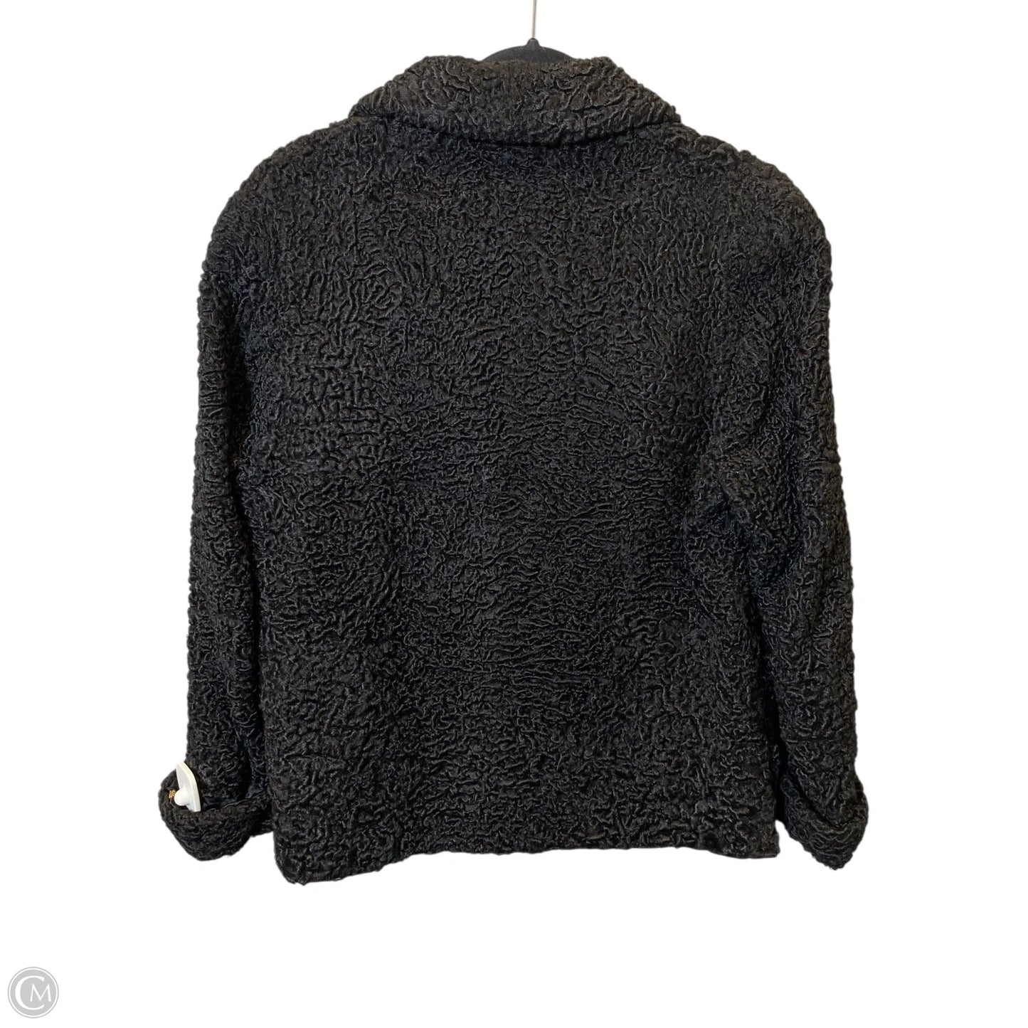 Jacket Moto By Clothes Mentor In Black, Size: M